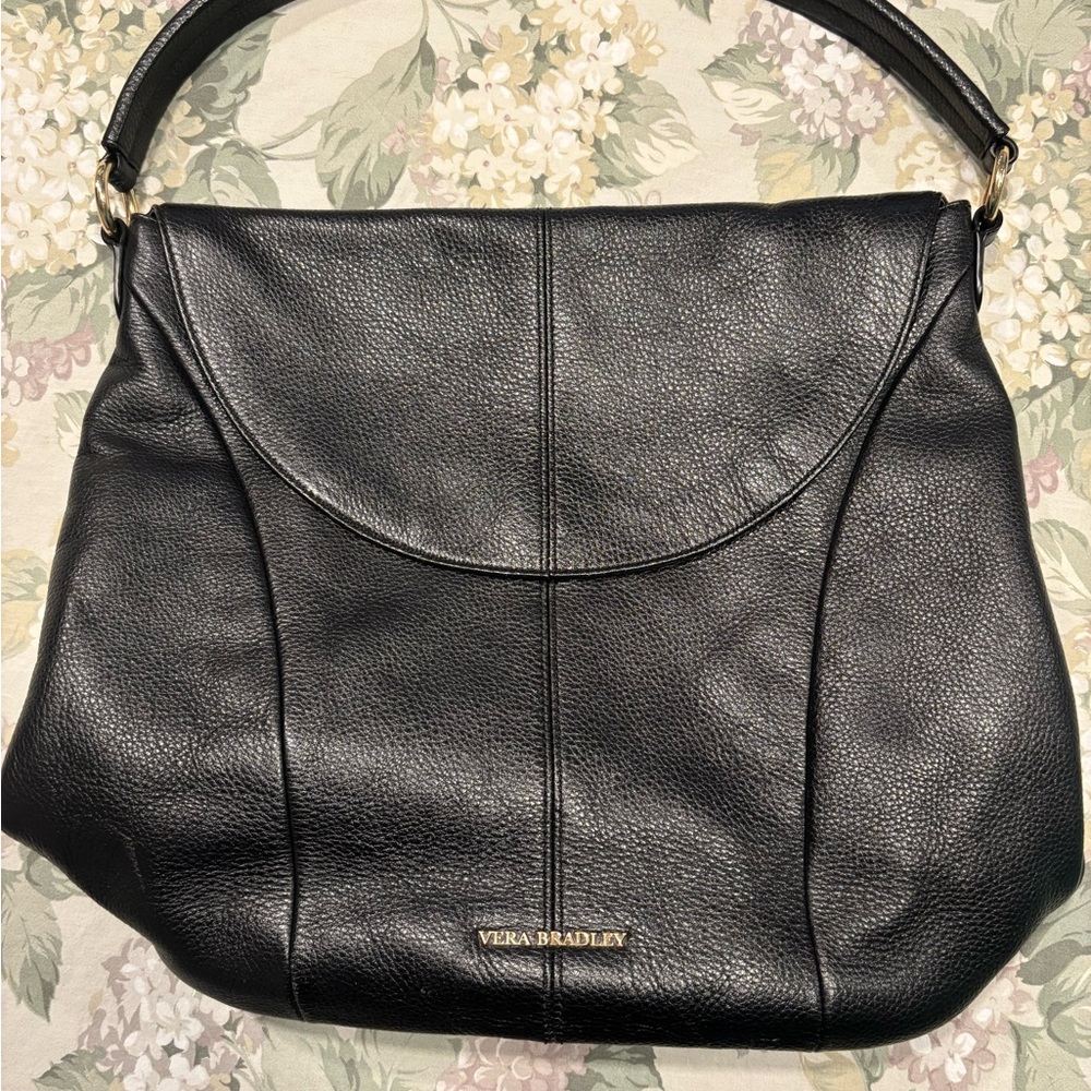Vera Bradley Black Leather Alexa